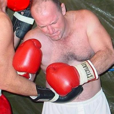 boxer gut punched boxing